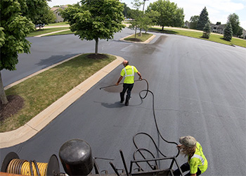 West Michigan parking lot sealcoating contractor